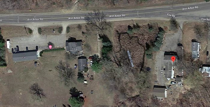 Old Michigan Motel - Aerial Map (newer photo)